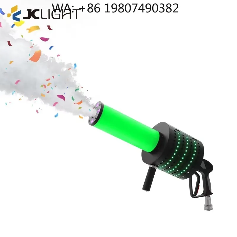 RGB 3IN1 Multifunctional CO2 Confetti Cannon Dual Purpose Jet Blower for DJ Disco Wedding Club Party Stage Decoration FX
