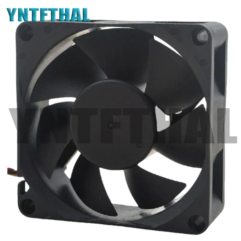 New YW07025012BM DC12V 0.17A 70x70x25MM Three Lines Cooling Fan