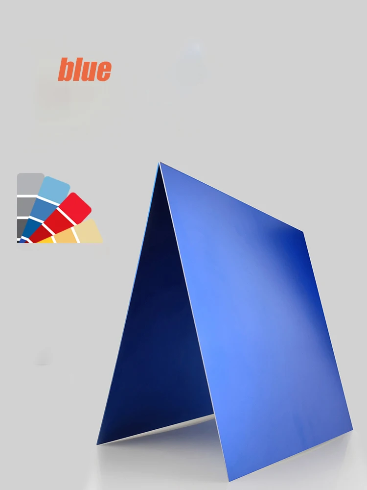 

Blue Anodized Aluminum Plate With a Thickness Of 0.5/0.8/1.5/2mm is Suitable For Laser Engraving Parts