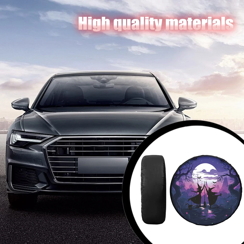 

Car Christmas/Halloween/Thanksgiving Spare Tire Cover Tire Caps For Tires Dustproof Car Tire Cover Spare Tire Wheel Covers