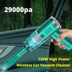 29000pa Handheld Vacuum Powerful Cordless Car Vacuum Cleaner for Car Office Pet Hair Small Manual Vacuum Cleaner Blower Duster