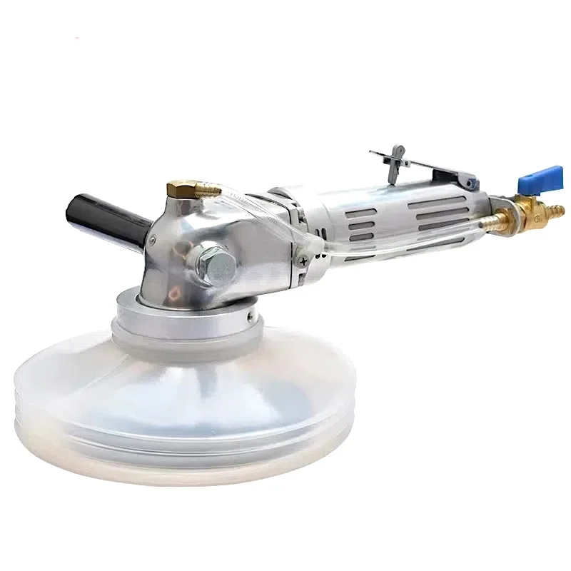 TY75642S Pneumatic 6 in. Side Exhaust Wet Polisher to Polish Tile Slab Ceramics Porcelain Quartz Granite 4,200 Rpm Spindle M14