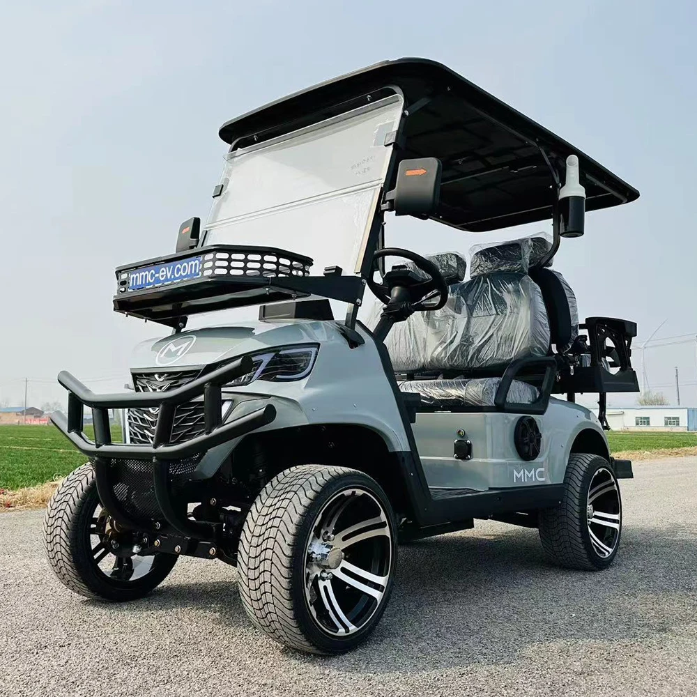 MMC Powerful Lifted 4kw 5kw Farm off Road Golf Car 60V 72V Lithium Battery 4 6 Seater Electric Golf Cart