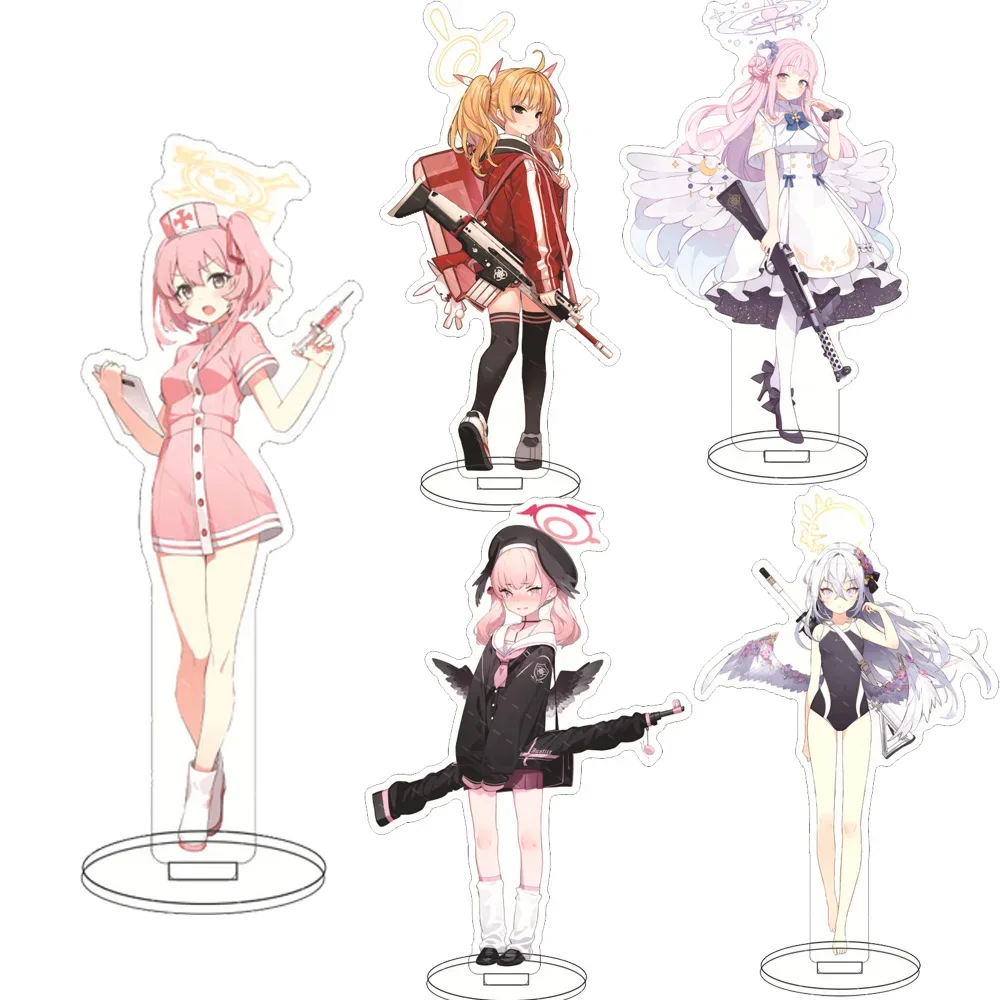 Anime Blue Archive Stand Misono Mika Shirasu Azusa Yutori Natsu Acrylic Characters Standing Model Plate Desk Display Ornament