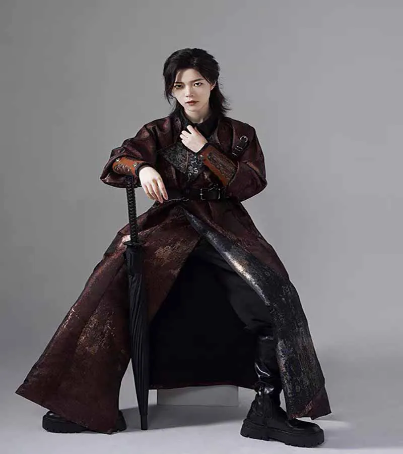 

Tang Dynasty O-Neck Hanfu Robe Men Chinese Authentic Original Hanfu Gown For Women Cosplay Costume