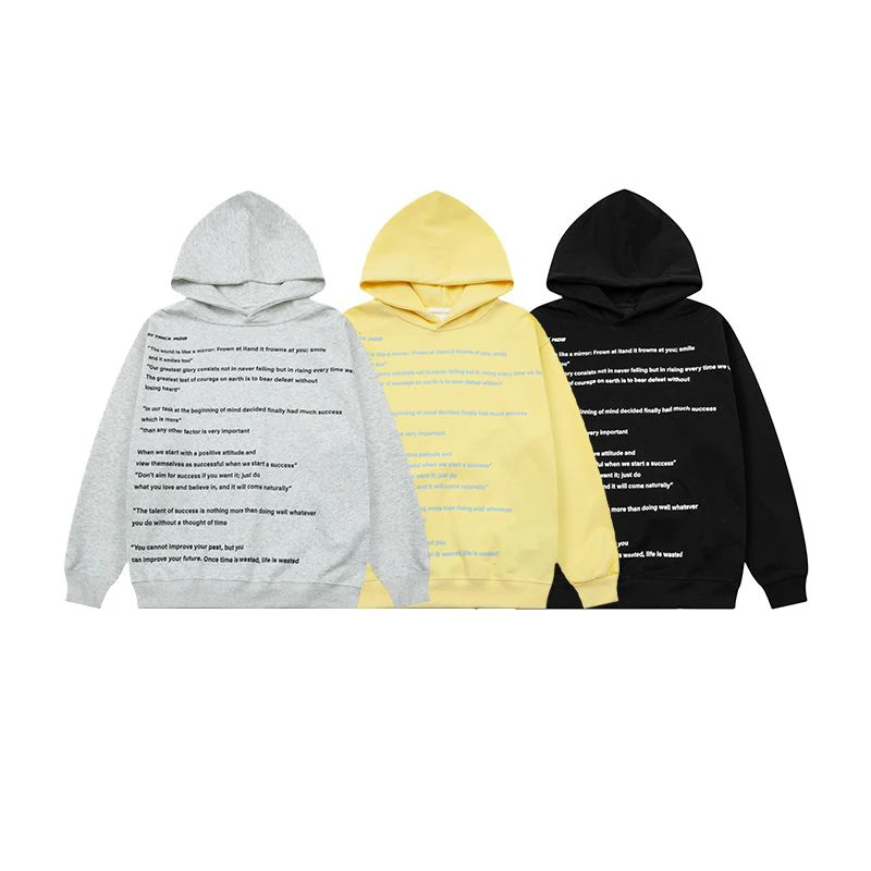 

American Retro Fun Cartoon Illustration Print Hooded Sweater Men and Women European and American High Street Couple Hoodie