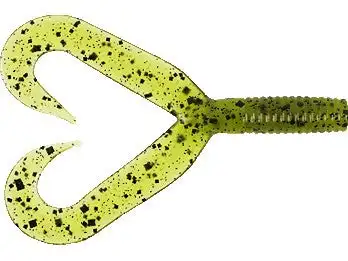 American ZOOM Creepy Crawler3-inch double-tailed Luya soft bait curly-tailed maggot Texas JIG tail