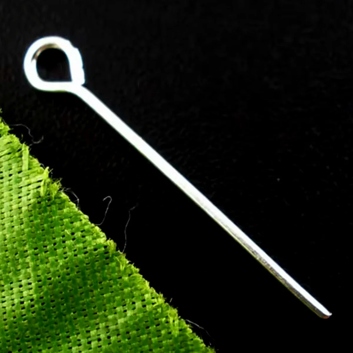 

2000Pcs Silver Plated Alloy Eye Pins Needles Jewelry Making Findings 0.7x24mm