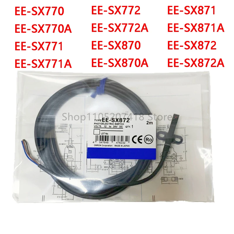 

U-shaped photoelectric switch sensor EE-SX771 EE-SX771A EE-SX770A EE-SX770 EE-SX772A EE-SX870 EE-SX871 EE-SX872 Original