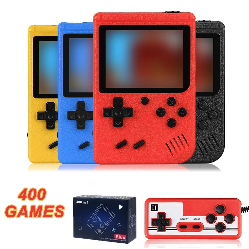 Built in 400 Games 8 Bit 3.0inch Handheld Game Console Portable Retro Video Game Console Classic FC Emulator Mini Gaming Machine