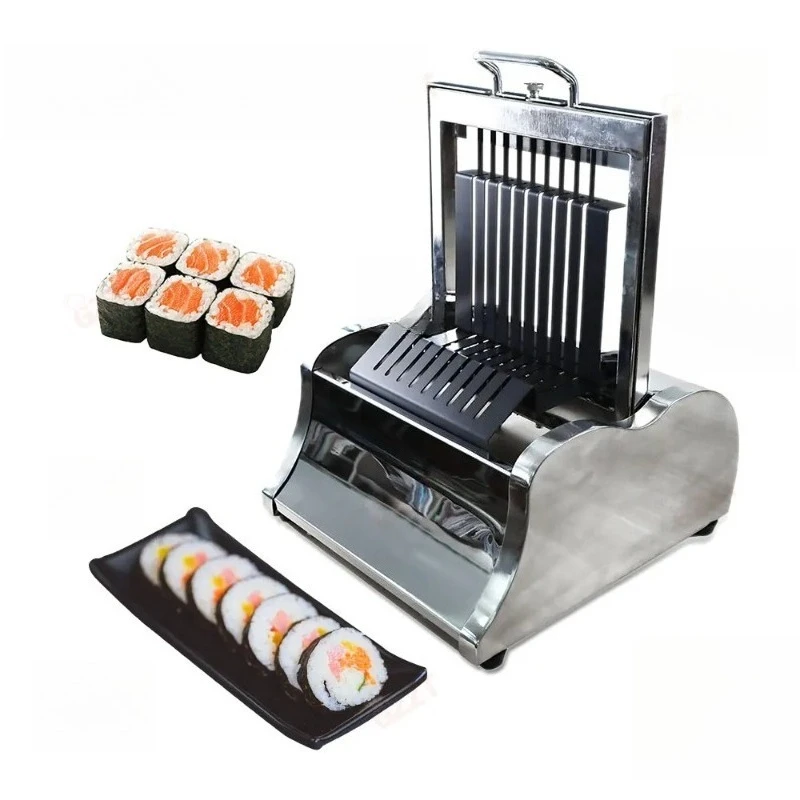 MSC-90 Commercial Sushi Cutting Machine Sushi Slicer Rice Ball Mold Sushi Forming Machine for 8/10/12 Pieces
