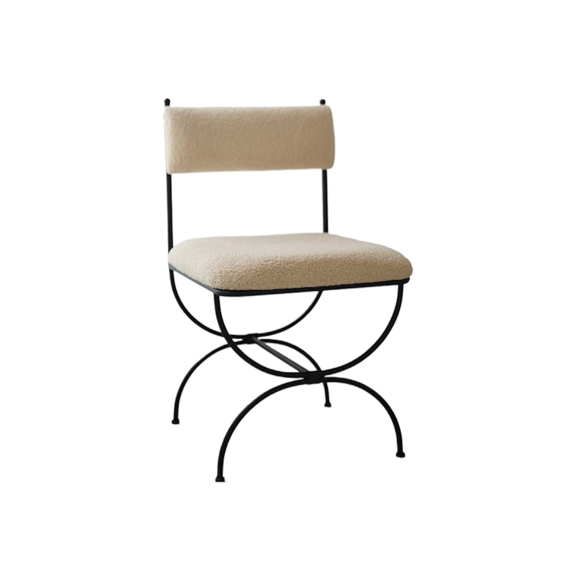 

French retro design simple antique single chair dining sofa chair romantic classic apricot