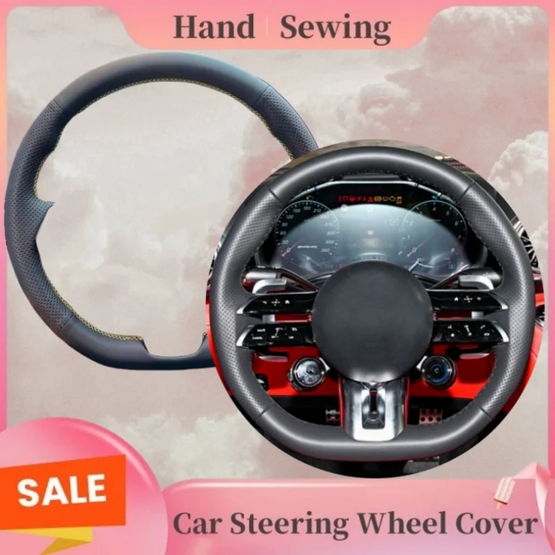 

Microfiber Leather Protect The Original Leather From Wear And Tear Steering Wheel Cover For Benz AMG GT W167 W177 W190 W205 E53