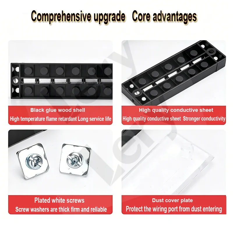 1PCS TB Terminal Block Terminal Block Wiring Column 1512/2512/4512/1503/2506 Distribution Box Connector Terminal Block