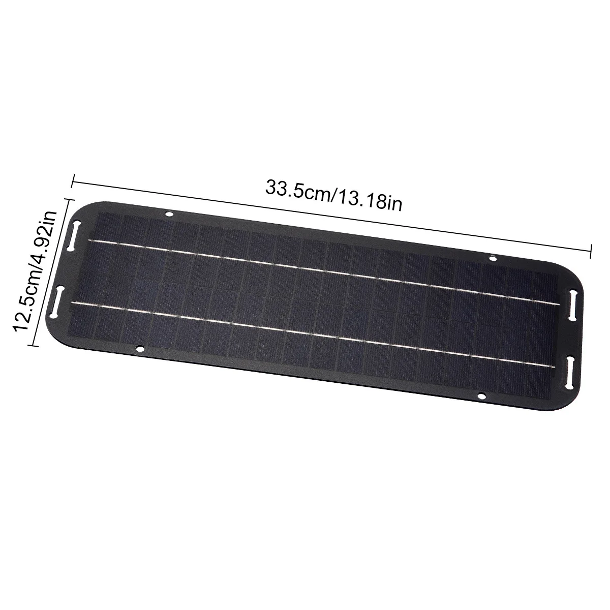 12V Solar Panel Kit IP65 Waterproof Solar Trickle Charger Portable Solar Powered Charger Kit High Efficiency Car Battery Charger