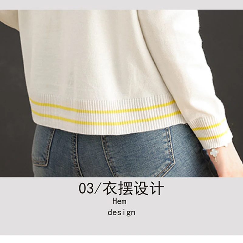 Spring Autumn New Round Neck Long Sleeve Sweater Women High Street Casual Printing Button Cardigan Elegant All-match Chic Tops