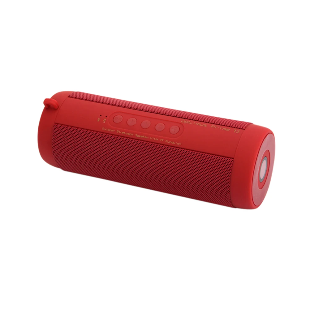 

Speaker Waterproof Handsfree Music Player Riding Outdoor Wireless Red