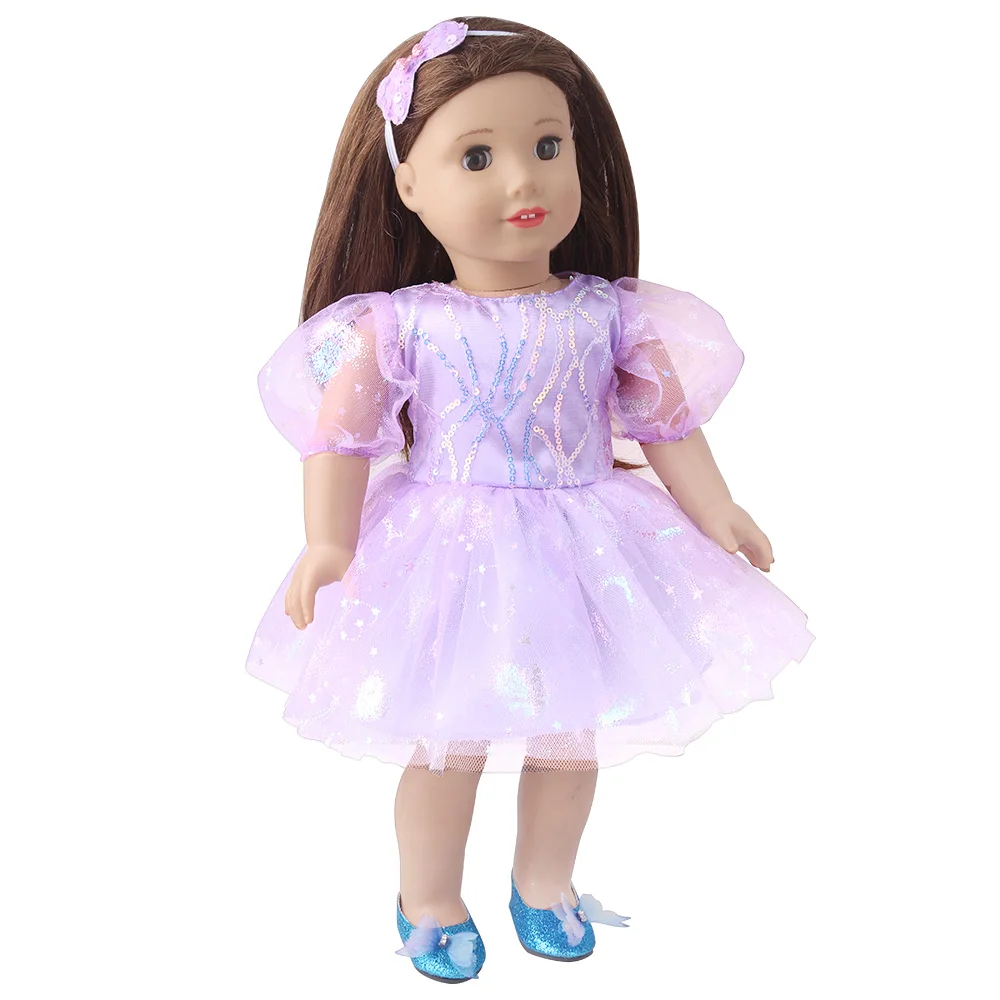 cute dresses for dolls 20" Ruffle-backed Slim Doll Dress