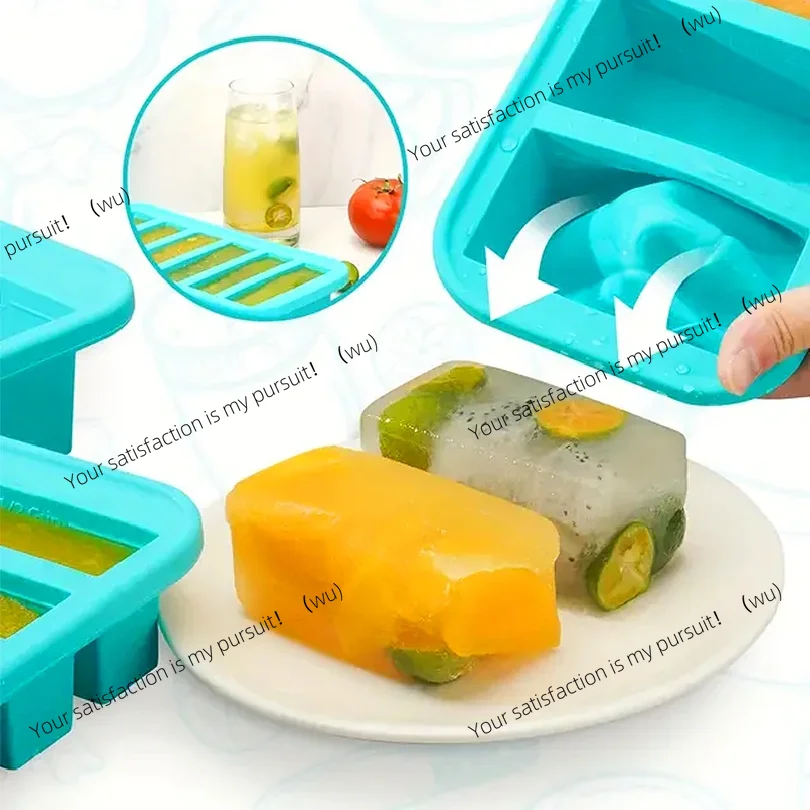 1 piece 2/4/6 mesh silicone frozen mold with cover, new
