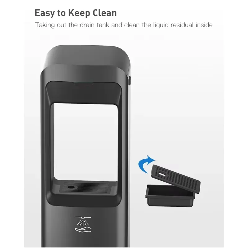SVAVO Floor Stand 5L Hand Hygiene Sanitizer Touchless Automatic Sensor Spraying Liquid Gel Soap Dispenser view 3