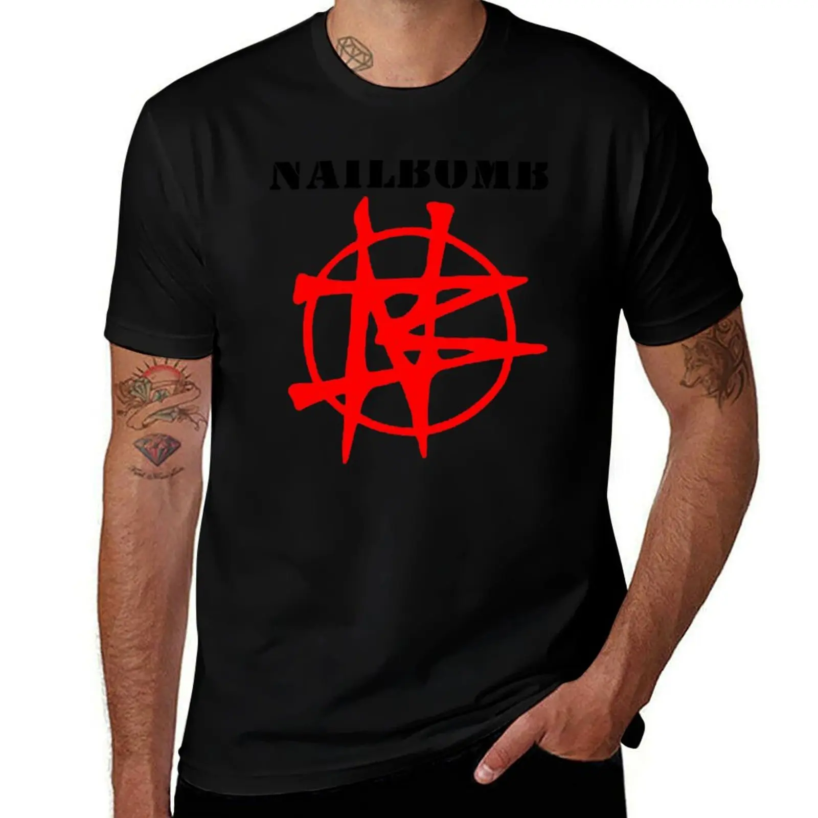 

Nailbomb Logo T-Shirt Festive Simple T-Shirt