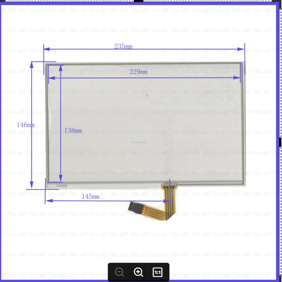 

ZhiYuSun 3PCS/Lot 235mm*146mm STG4L12002 10.2inch TouchScreen glass resistive USB touch panel overlay kit 235*146 TOUCH SCREEN