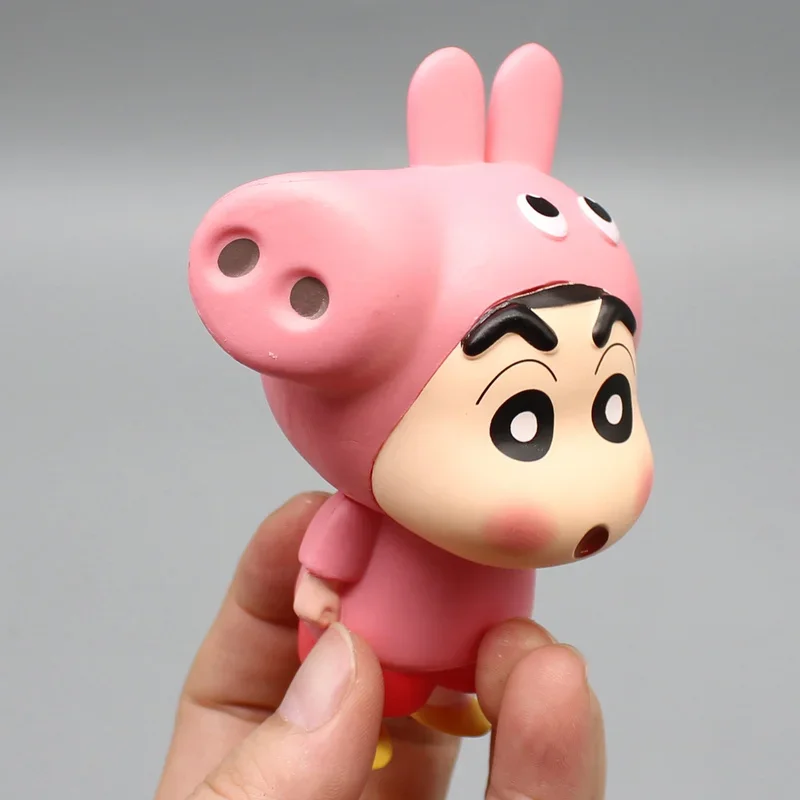 Crayon Shin-Chan Gk Q Version Nohara Kendnosuke, Mignon, Beurre Créatif, Figurine à Main, Modèle, Ornement, Animation, Jouet Périphérique, 8-11 cm