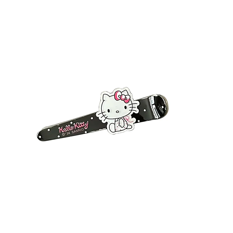 Sanrio 1PC Cartoon Hello Kitty 3D Side Bangs Clip Kawaii Sanrio Hello Kitty Long Hair Clip Girl Cute Decoration Hair Clip Gifts