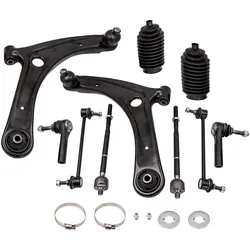 Maxpeedingrods Front Lower Right Control Arm w/Ball Joint Sway Bar Link for Dodge Caliber 2009 2010 2011 2012