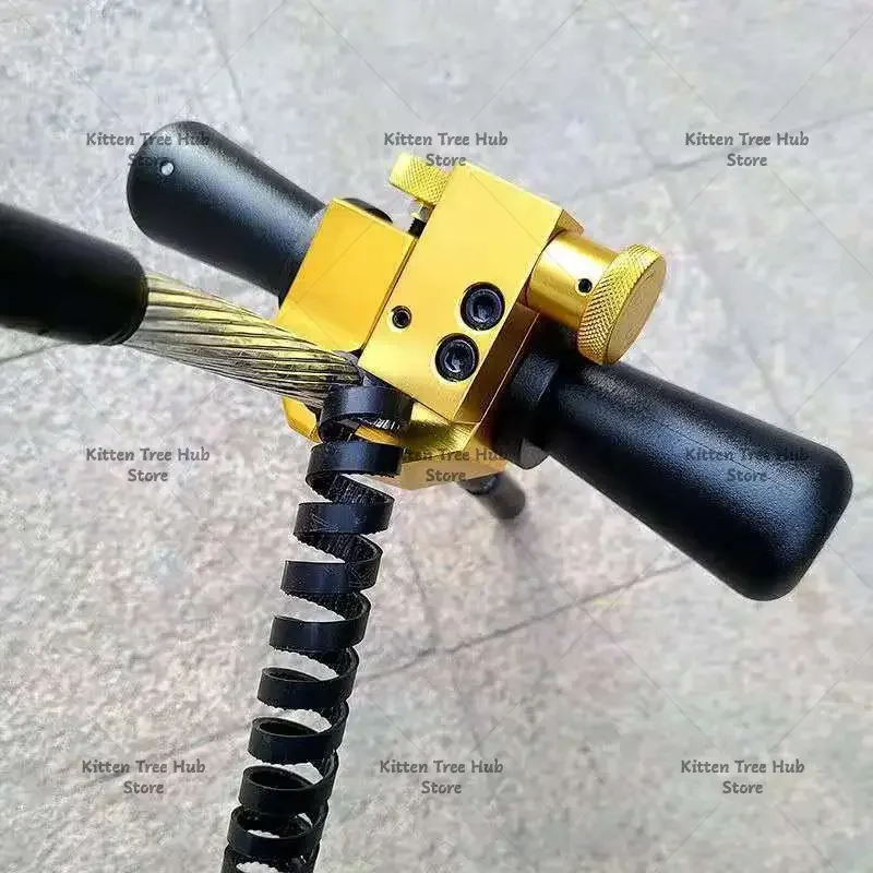 BP-400 Rotary High And Low Voltage Insulated Cable Stripper Cable Insulation Stripping Machine Layer Removal Knife