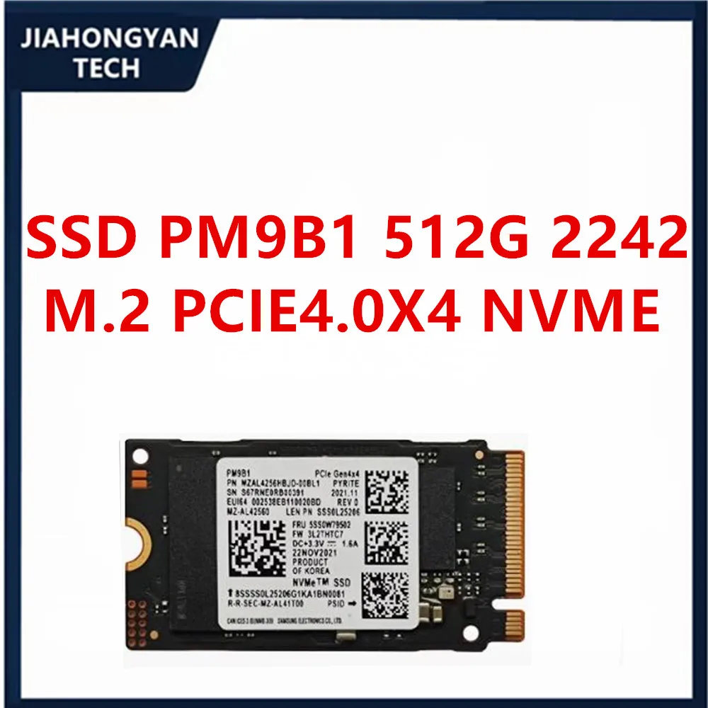 Original For Samsung PM9B1 512GB 1TB PCIE4.0 M.2 2242 Solid State Drive M2 Notebook NVME SSD