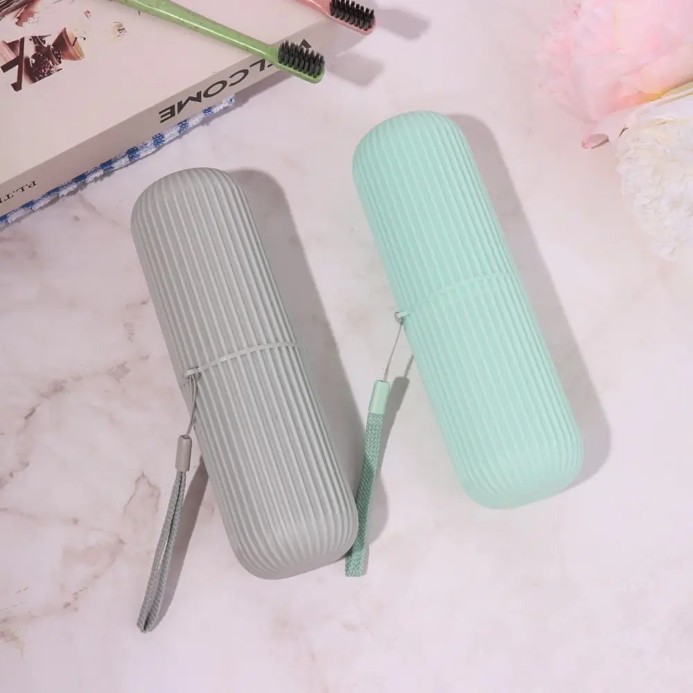 Portable Travel Toothbrush Case Storage Box Plastic Wash Cup Mouthwash Toothbrush Box Creative Toothbrush Cup Travel Supplies