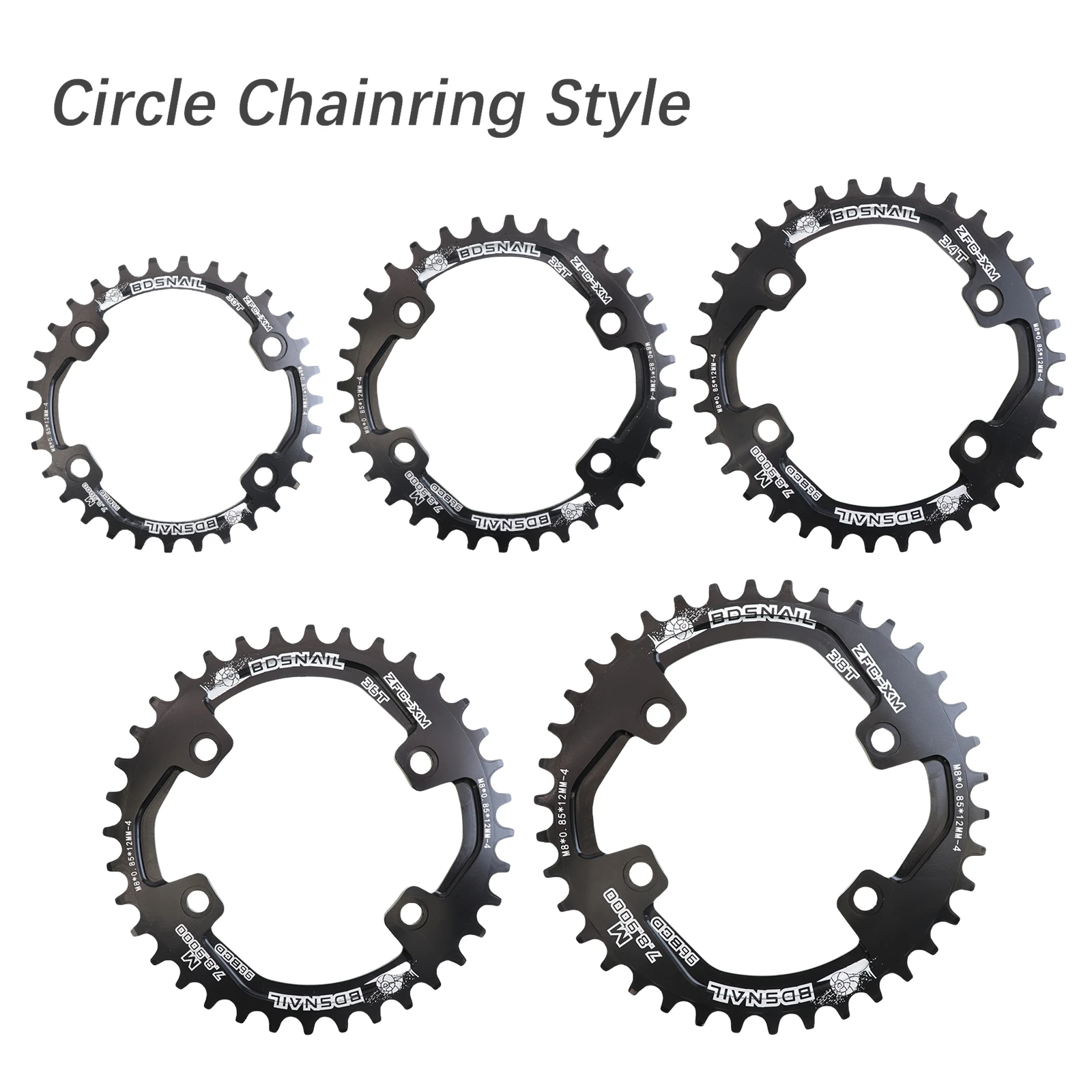 Snail 96BCD Oval Chainring 32–36T