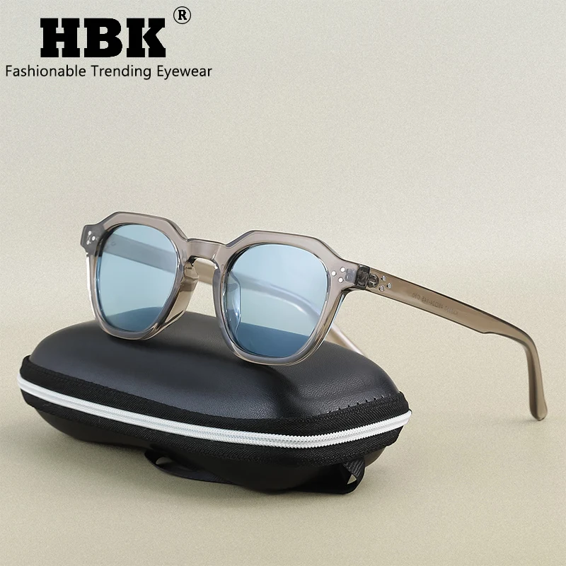 

HBK Retro Polarized Sunglasses for Men Women New High Quality Eyewear Outdoor Sport Driving Travel lunette de soleil homme UV400