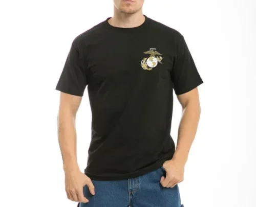 United States Marine Corps T Shirt Military Usmc Black Tee 2019 Summer Funny Men New High Quality Custom Printed T Shirts