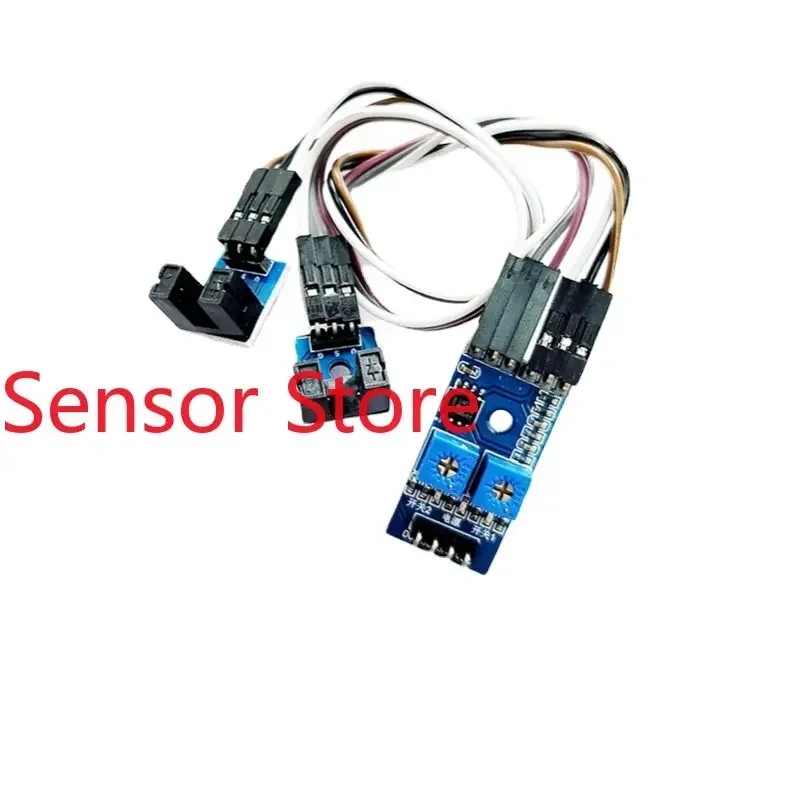 5PCS 2-way Speed Measuring Sensor Module Counting  Motor   Slot Optocoupler