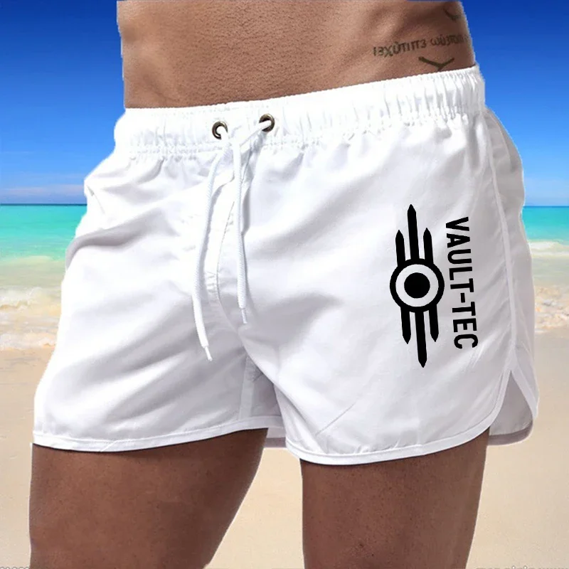 2024 New Models Swimwear Men\'s Beach Shorts Jogging Sports Running Shorts Summer Swim Trunks Tracksuit Beach Surfing Pants