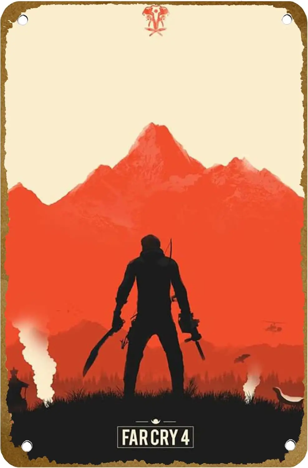 Farcry 4 Game Poster Metal Tin sign Logo Family Club Bar Cafe Bedroom Art Wall Decoration Gift