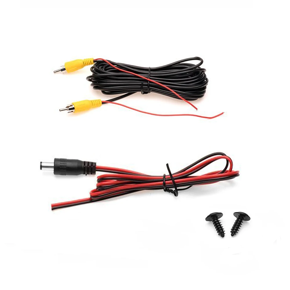 6m Video Cable For Car Rear View Camera Universal RCA 6 Meters Wire For Connecting Reverse Camera With Car Multimedia Monitor