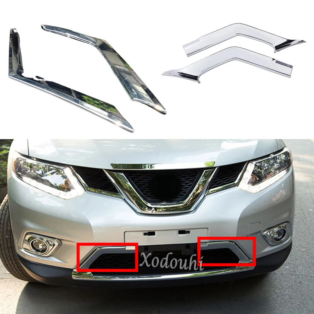 

Cover Racing Bezel Trim Grid Grill Grille License Plate Frame For Nissan X-Trail T32/Rogue 2014 2015 2016 2017 2018 2019 2020