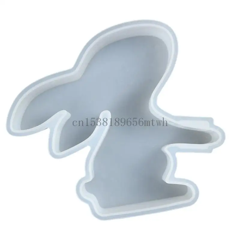 

Silicone Hydroponic Vase Moulds Rabbit Mold For Easter Holiday Craft Project Making Accessories Molds for Home Office B03D