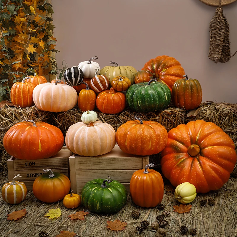 

Foam Pumpkin Faux Foam Pumpkin Halloween Thanksgiving Table Fall Harvest Home Decor