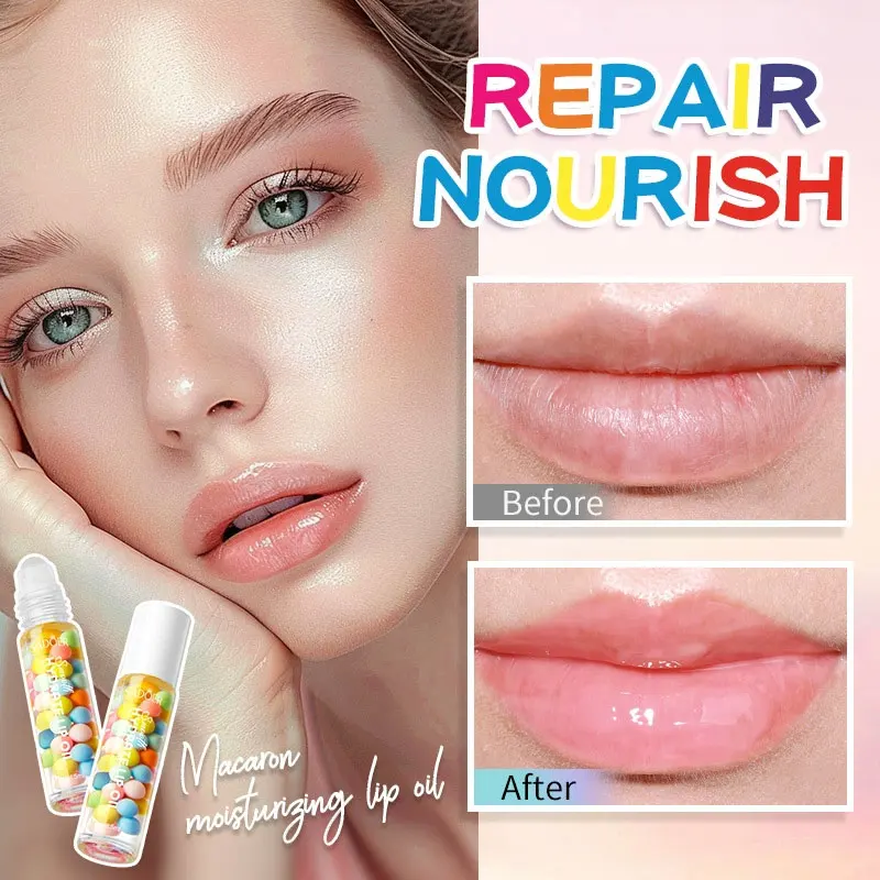 SADOER Macaroon Anti-cracking Moisturizing Lip Oil Pampering Lip Balm