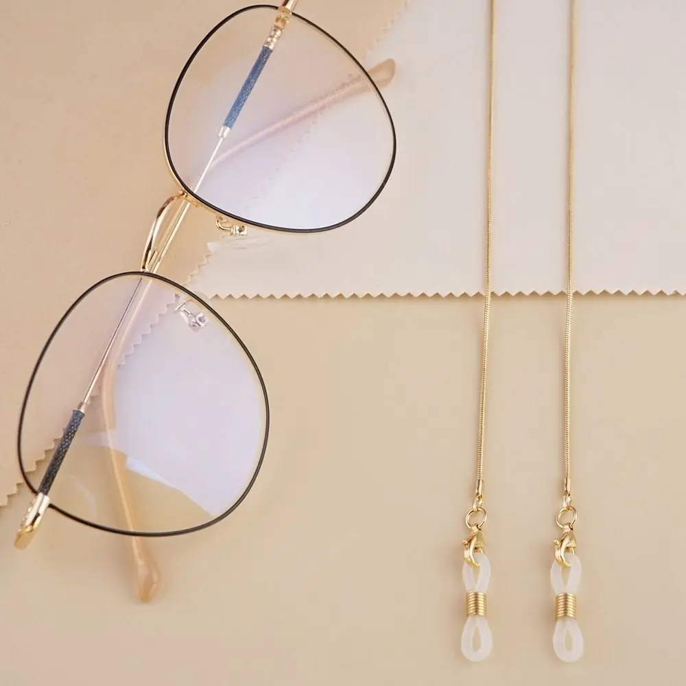 Neck Snake Bone Chain Anti-lost Mask Lanyard Neck Strap String Spectacle Cord Metal Glasses Chain Mask Chain Sunglasses Chains