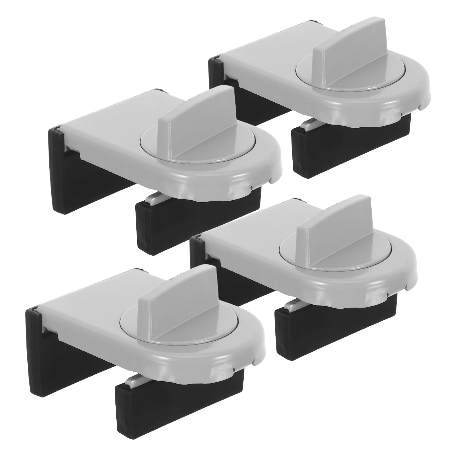 

4pcs Aluminum Alloy Sliding Window Locks Adjustable For Home Office Security Safety Protection Smooth Operation Wind