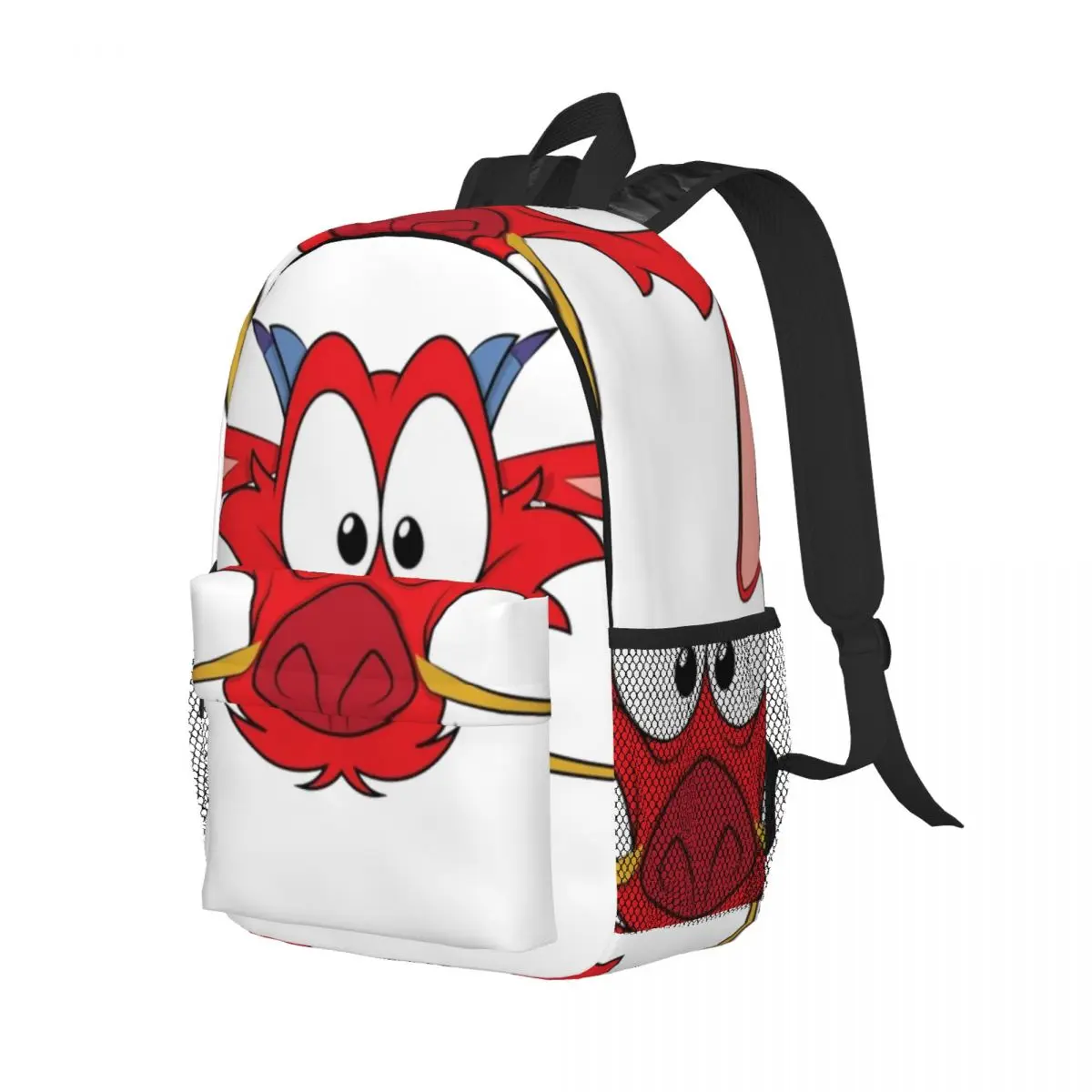 Mushu From Mulan (4) Backpacks Boys Girls Bookbag Fashion Students School Bags Laptop Rucksack Shoulder Bag Large Capacity