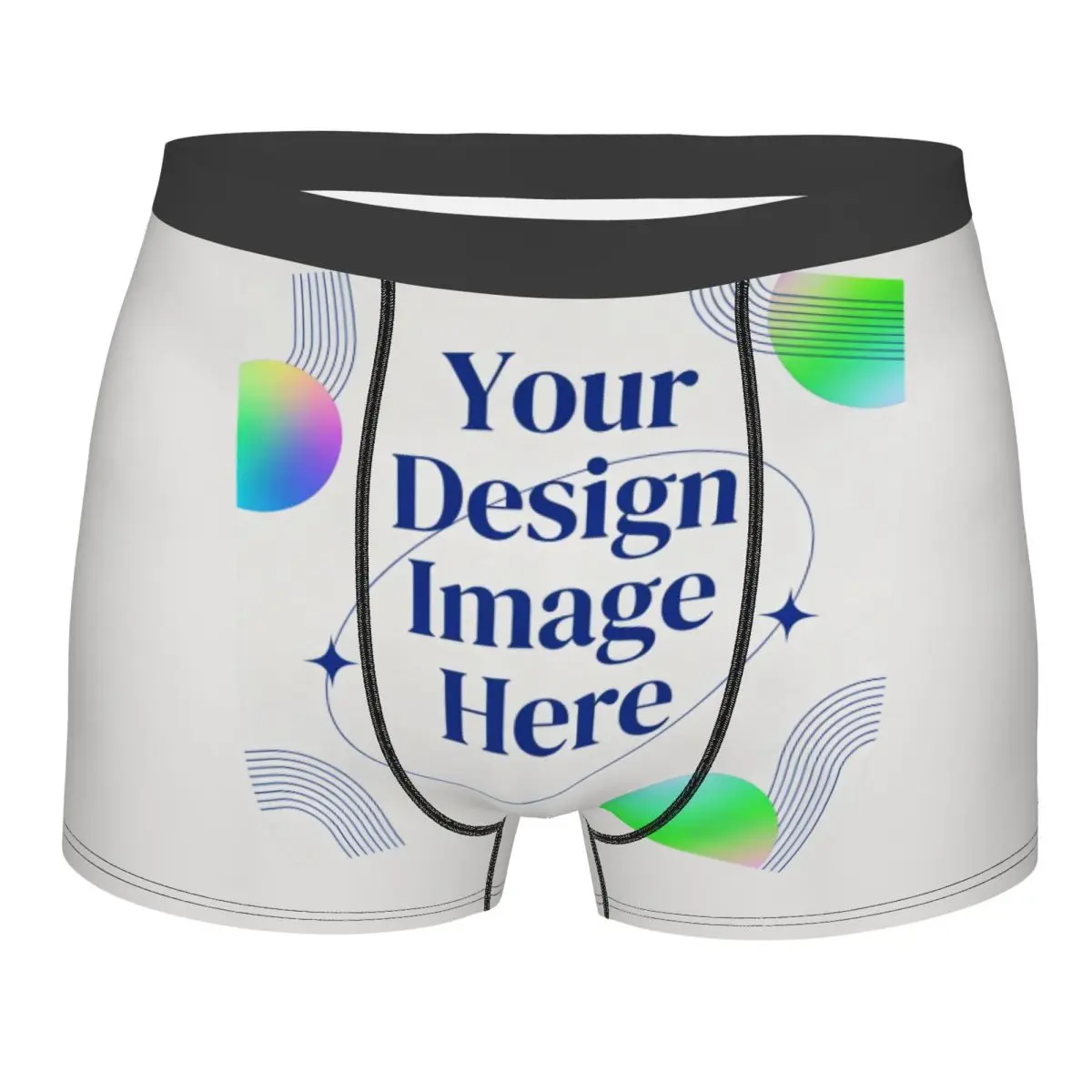 

Мужские дышащие трусы-боксеры с индивидуальным дизайном: фото, логотип, текст, персонализированный изображение. Мягкие трусы для мужчин.