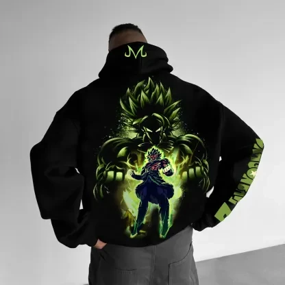 

Dragon Ball Co-branded Hoodie for Spring, Autumn and Winter, Goku Buu 2D Anime Peripheral Fleece Jacket
