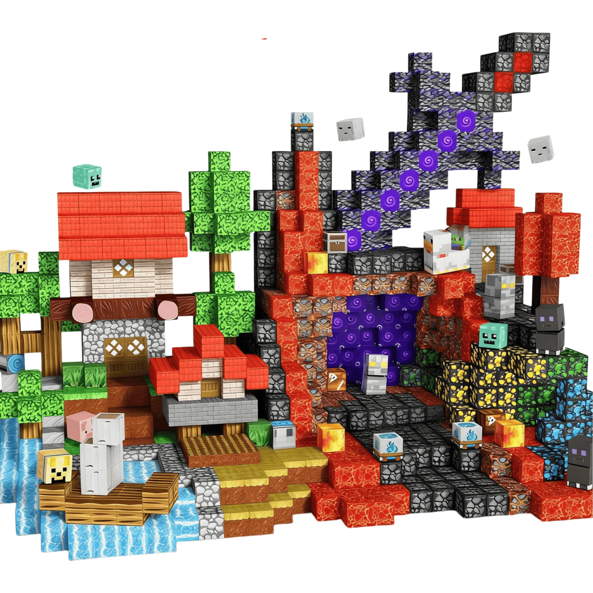 

Magnetic Building Blocks STEM Learning Toys, DIY Creative Construction Blocks Set for Kids 3+ Early Educational Gifts Christmas