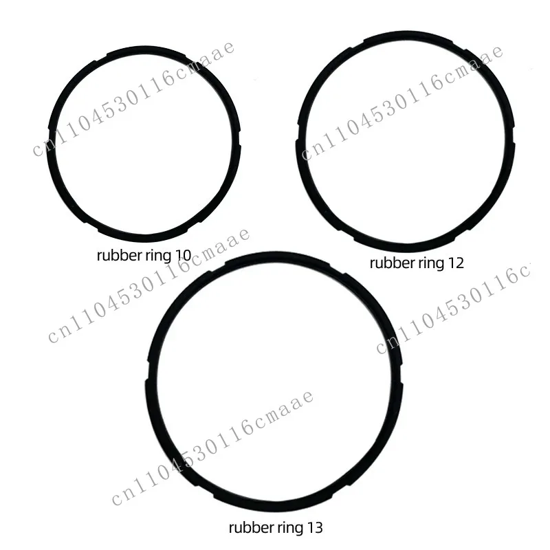 E-Drum 6-Notch Rubber Ring Bundle Set - Choose Your Size 8 10 12 13